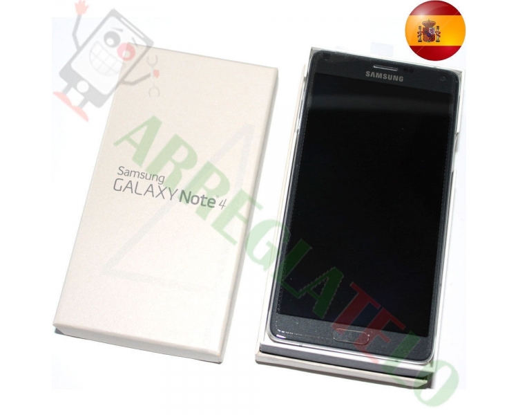 Samsung Galaxy Note 4 32GB, Negro,  Reacondicionado, Grado A+