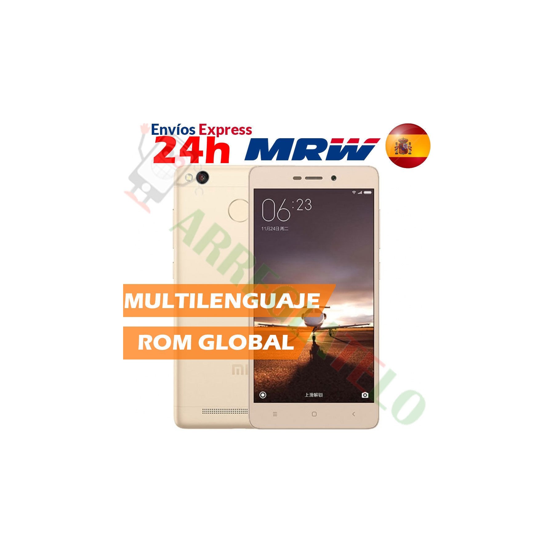 Xiaomi Redmi 3S 16GB Dorado Oro 5 2GB Ram Rom Oficial Miui 8