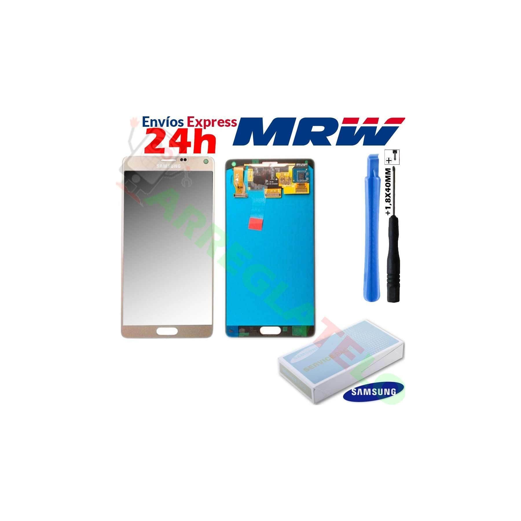 Kit Reparación Pantalla Original Para Samsung Galaxy Note 4 N910F Dorada