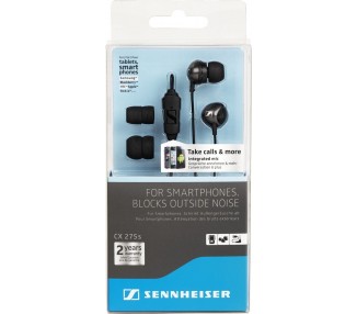 Sennheiser Cx 275S - Auriculares In-Ear Con Microfono Para iPhone Samsung Lg ...