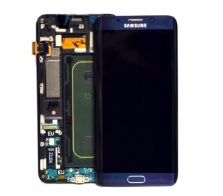 Écran d'origine avec cadre pour Samsung Galaxy S6 Edge Plus G928F Noir Samsung - 1
