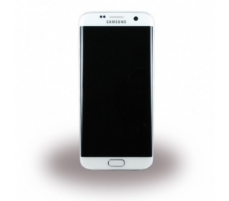 Kit Reparación Pantalla Original Para Samsung Galaxy S7 Edge G935F, Marco Blanco