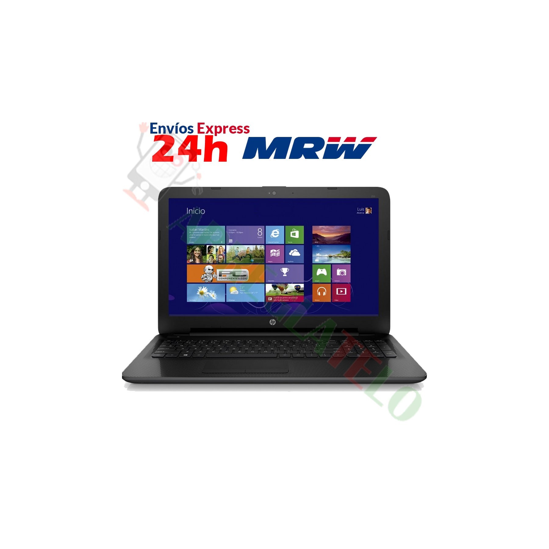 Hp 255 G4 Portatil 15.6 Amd E1-6015 4Gb Ram 500Gb Windows 10"|_|61"