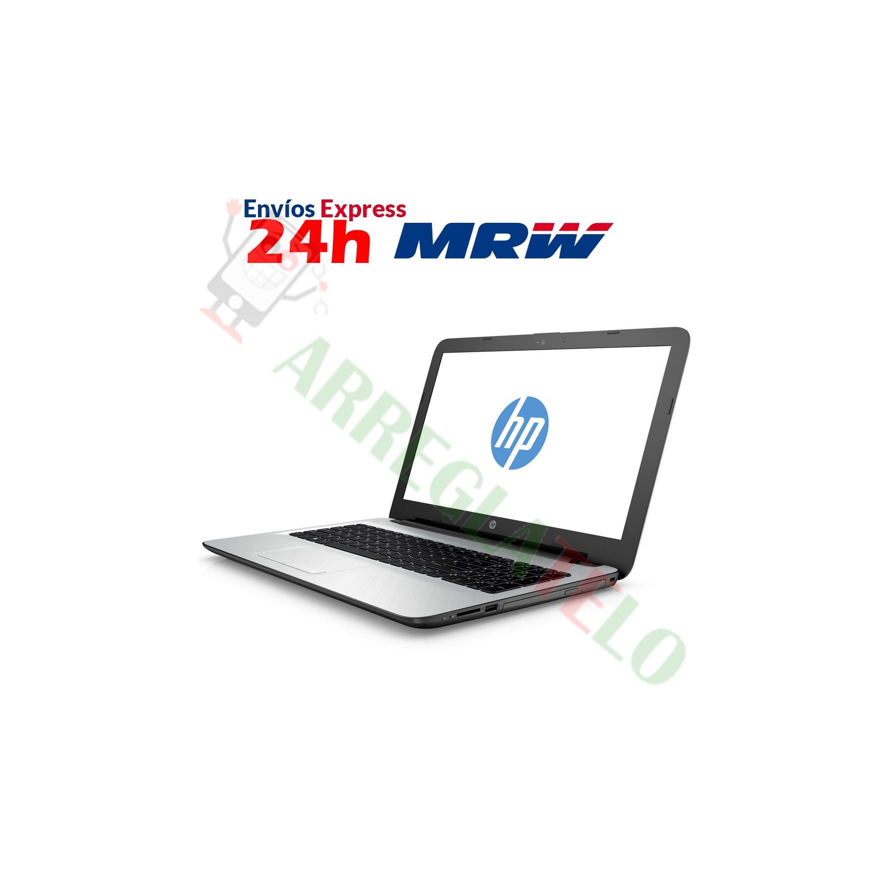 Portatil Hp 15-Ay042Ns 15.6 Celeron N3060 8Gb Ram 500Gb Windows 10