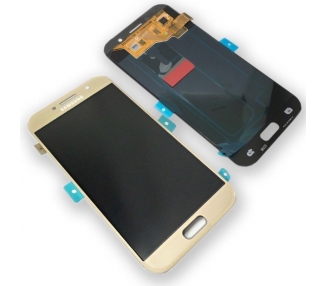 Display For Samsung Galaxy A5 2017, Color Gold, OLED Samsung - 1