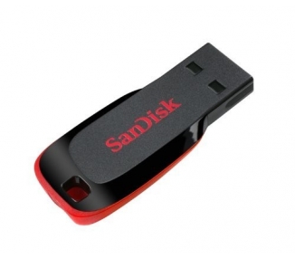 Memoria USB Sandisk Cruzer Blade - De 2.0 De 16Gb, Negro