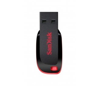 Memoria USB Sandisk Cruzer Blade - De 2.0 De 16Gb, Negro