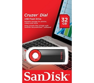 SanDisk Cruzer Dial 32 GB USB 2.0 Flash Drive