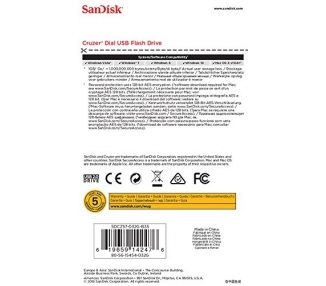 SanDisk Cruzer Dial 32 GB USB 2.0 Flash Drive