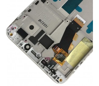 Kit Reparación Pantalla Para Meizu M3S Txdt500Uypa-251 Con Marco, Blanca