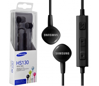 Auriculares Originales Samsung Hs130 Para Samsung S8 S7 S6 S8 Plus S7 Edge Negro