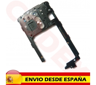 Chasis intermediario & Power on Button for LG G3S Black