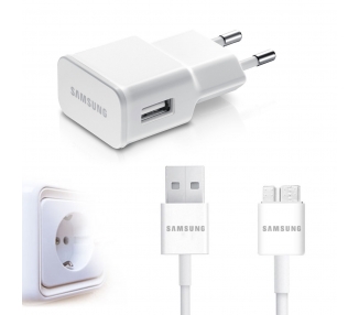 Samsung Galaxy Note 3 Charger + USB 3.0 Cable - Color White Samsung - 1