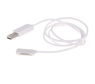 Cable Magnetico Cargador Para Sony Xperia Z1 Compact Xperia Z2 Xperia Z3 Blanco