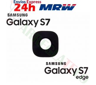 Cristal Camara Lente Samsung Galaxy S7 G930F Edge G935F G930 G935 Adhesivo Lens