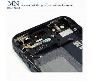 Chasis Carcasa Para iPhone Se Bandeja + Botones + Componentes + Flex Gris