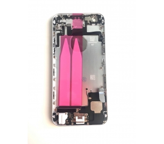 Chasis Carcasa Para iPhone 6 De 4.7'' Bandeja Botones Componentes Flex Plata