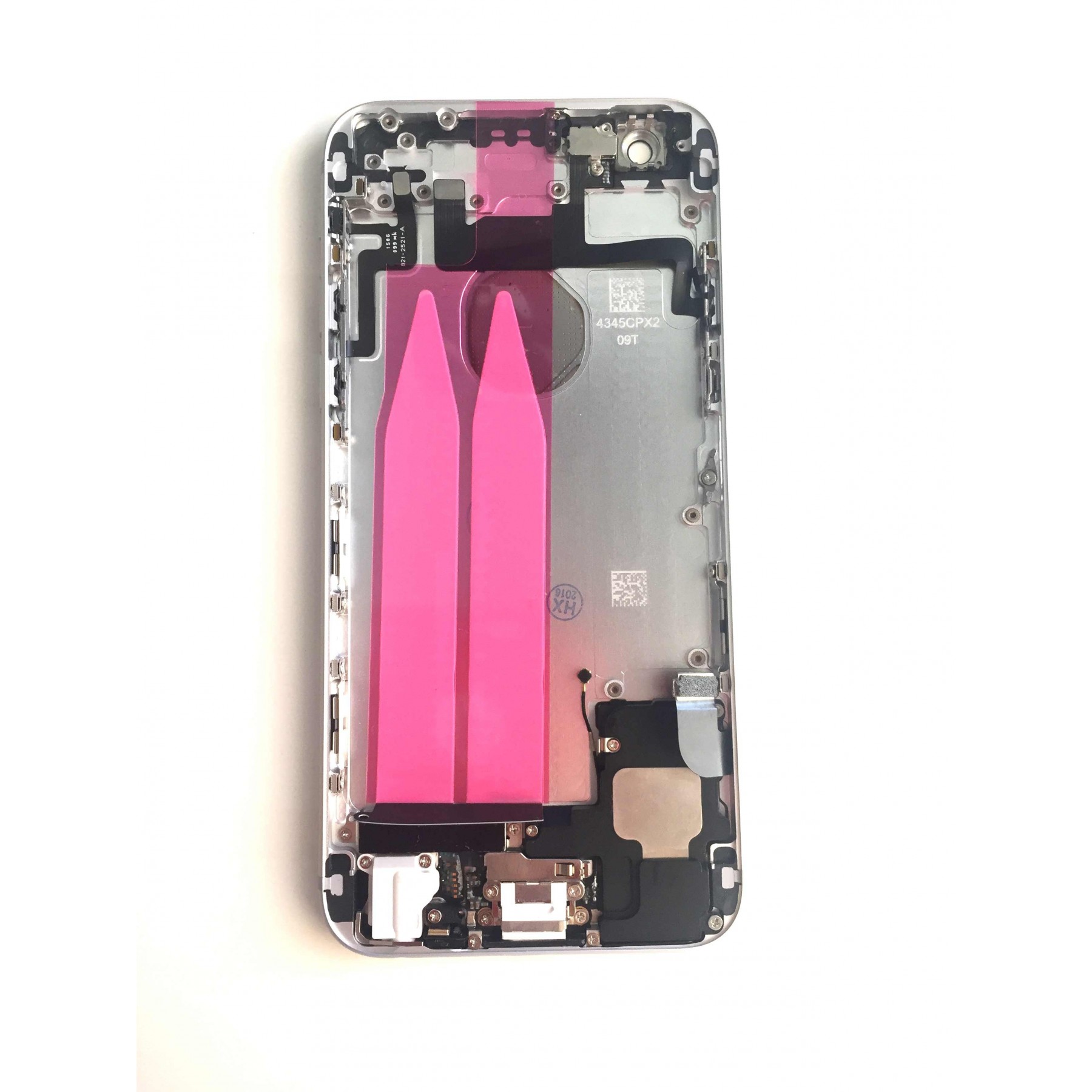 Chasis Carcasa Para iPhone 6 De 4.7'' Bandeja Botones Componentes Flex Plata