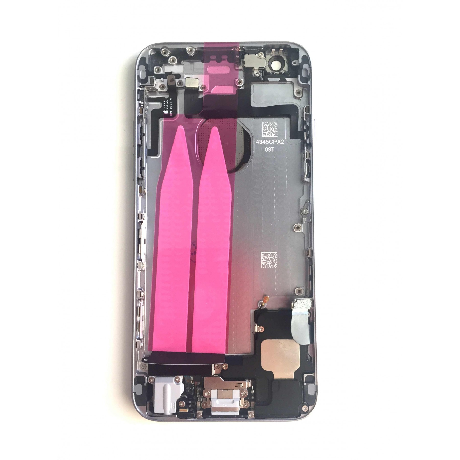 Chasis Carcasa Para iPhone 6 De 4.7'' Bandeja Botones Componentes Flex Gris