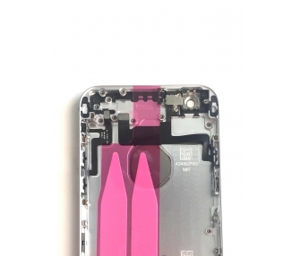Chasis Carcasa Para iPhone 6 De 4.7'' Bandeja Botones Componentes Flex Plata