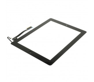 Pantalla Tactil Digitalizador Para Ipad 4 Con Boton Home Negro Negra
