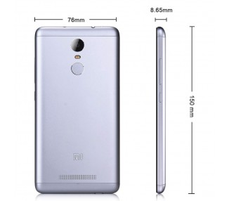 Xiaomi Redmi Note 3 5.5 Fhd 2GB 32GB Multilenguaje Gris