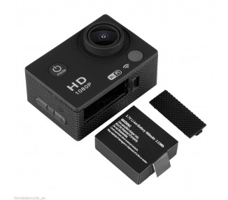 Camara Ultra Hd 4K Wifi Vídeo Deportiva Accion Sumergible Impermeable 12Mp