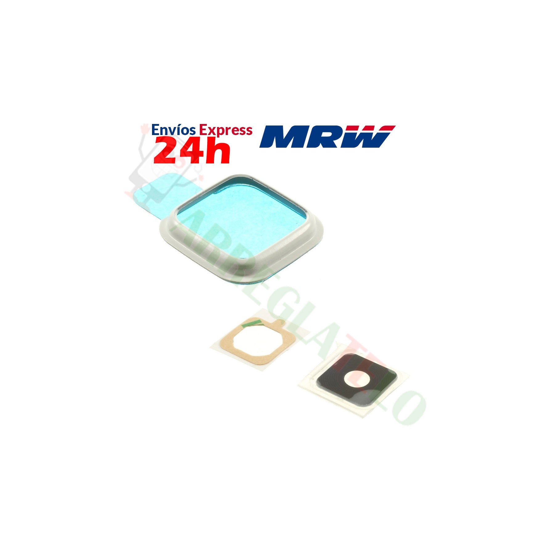 Cristal Camara Lente Samsung Galaxy Note 4 Embellecedor Sm-N910 N910 Blanco Lens