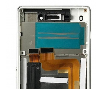 Kit Reparación Pantalla Para Sony Xperia M4 Aqua E2306 E2353 Con Marco Blanca