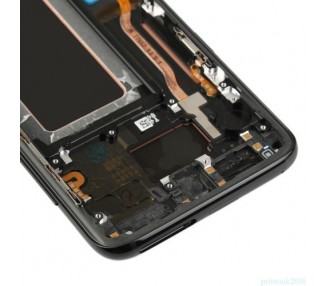 Kit Reparación Pantalla Original Con Marco Para Samsung Galaxy S8 Negra G950F