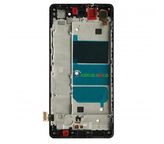 Kit Reparación Pantalla Para Huawei P8 Lite Con Marco Negra