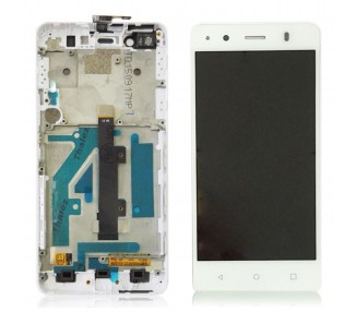 Kit Reparación Pantalla Para Bq Aquaris M4.5 Con Marco Blanca