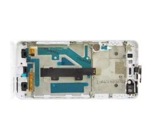 Kit Reparación Pantalla Para Bq Aquaris M4.5 Con Marco Blanca