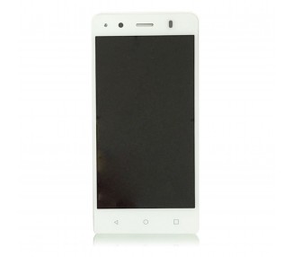 Kit Reparación Pantalla Para Bq Aquaris M4.5 Con Marco Blanca