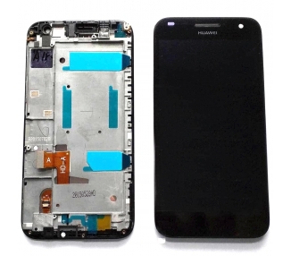 Plein écran avec cadre pour Huawei Ascend G7 G7-L01 L03 HD-A Noir ARREGLATELO - 2