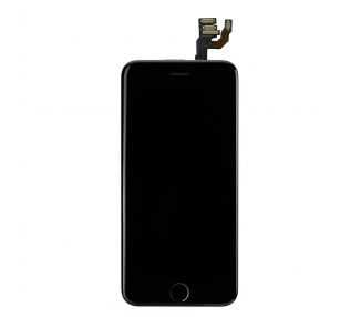 Kit Reparación Pantalla Con Componentes & Boton Inicio Para iPhone 6 Plus Negra
