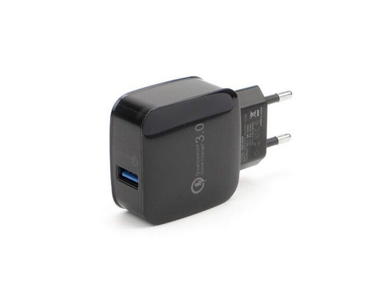 Quick Charge 3.0 Universal Charger - Color Black