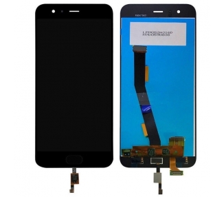 Display For Xiaomi Mi 6, With Fingerprint Reader, Color Black Xiaomi - 1