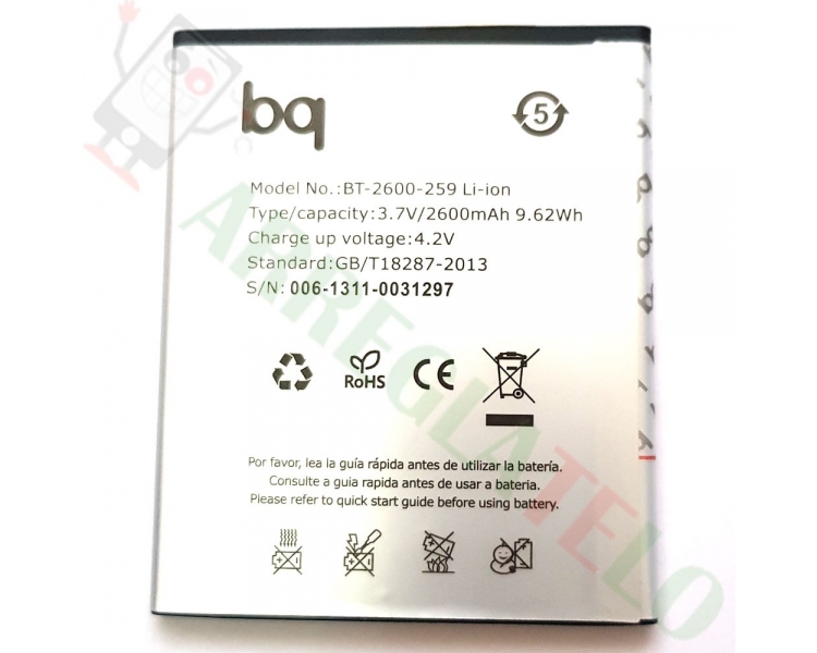 Bateria Compatible Para Bq Aquaris 5 Hd / 5Hd / 5.0 Hd / 5,0 Hd
