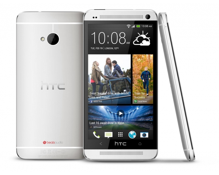 Htc One M7 Blanco Plata 4G 32GB Android NFC, Como Nuevo