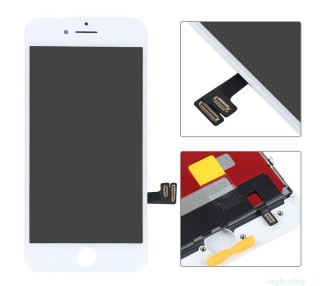 Display for iPhone 8, Color White ARREGLATELO - 6