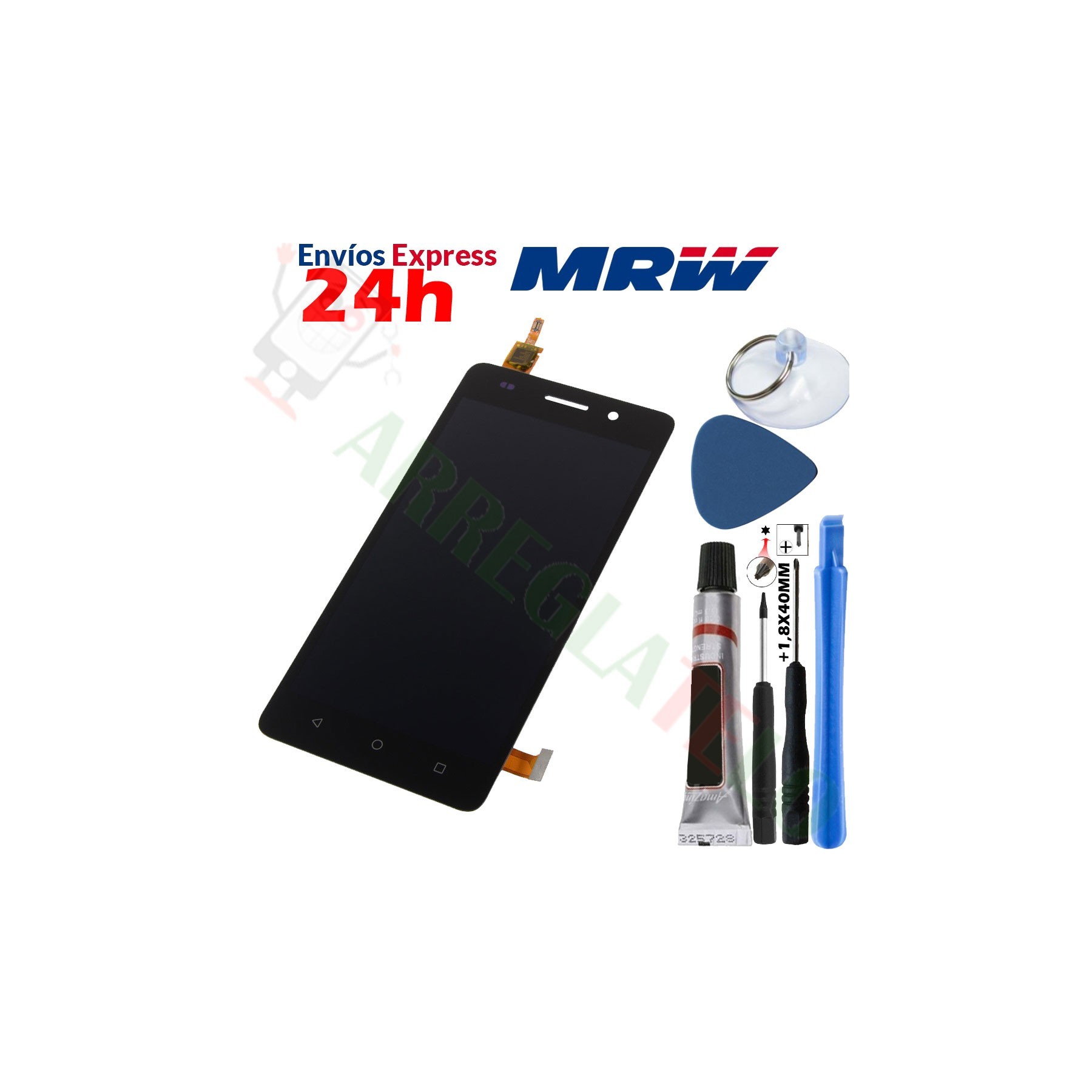 Kit Reparación Pantalla para Huawei Ascend G Play Mini Honor 4C Negra