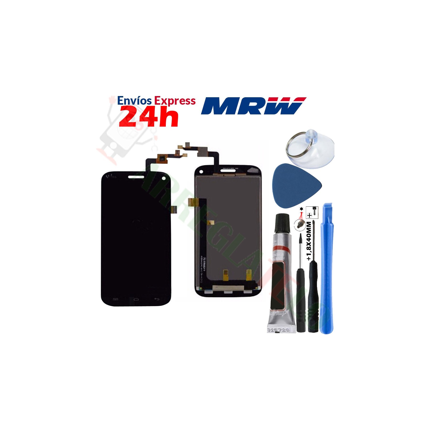 Kit Reparación Pantalla para Wiko Darkmoon Negra