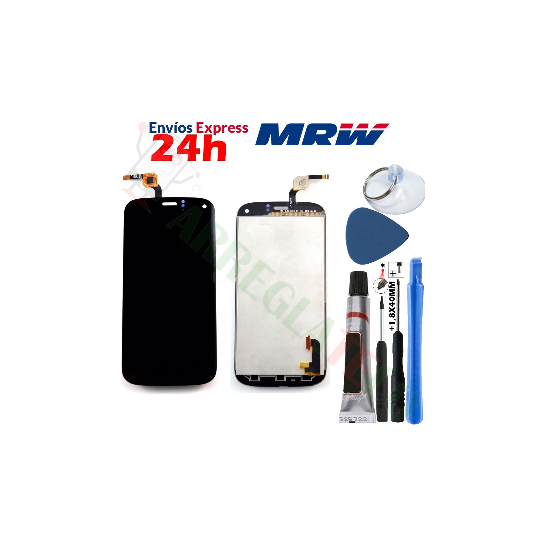 Kit Reparación Pantalla para Wiko Darkfull Negra