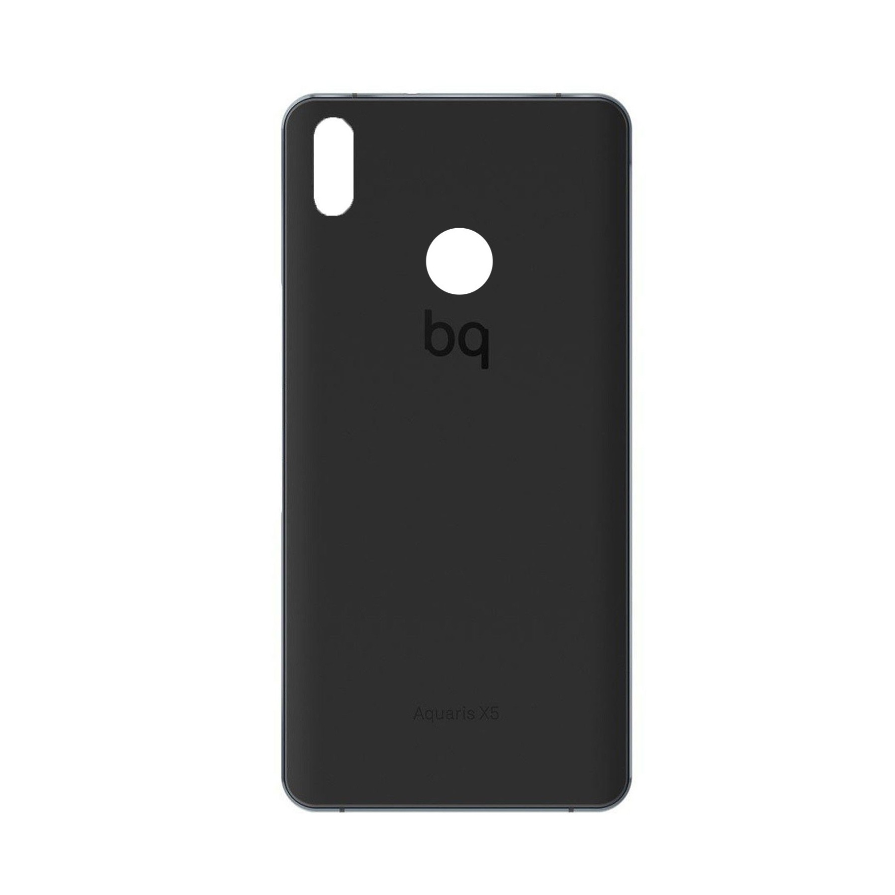 Tapa Trasera Compatible para Bq Aquaris X5 Plus Negra