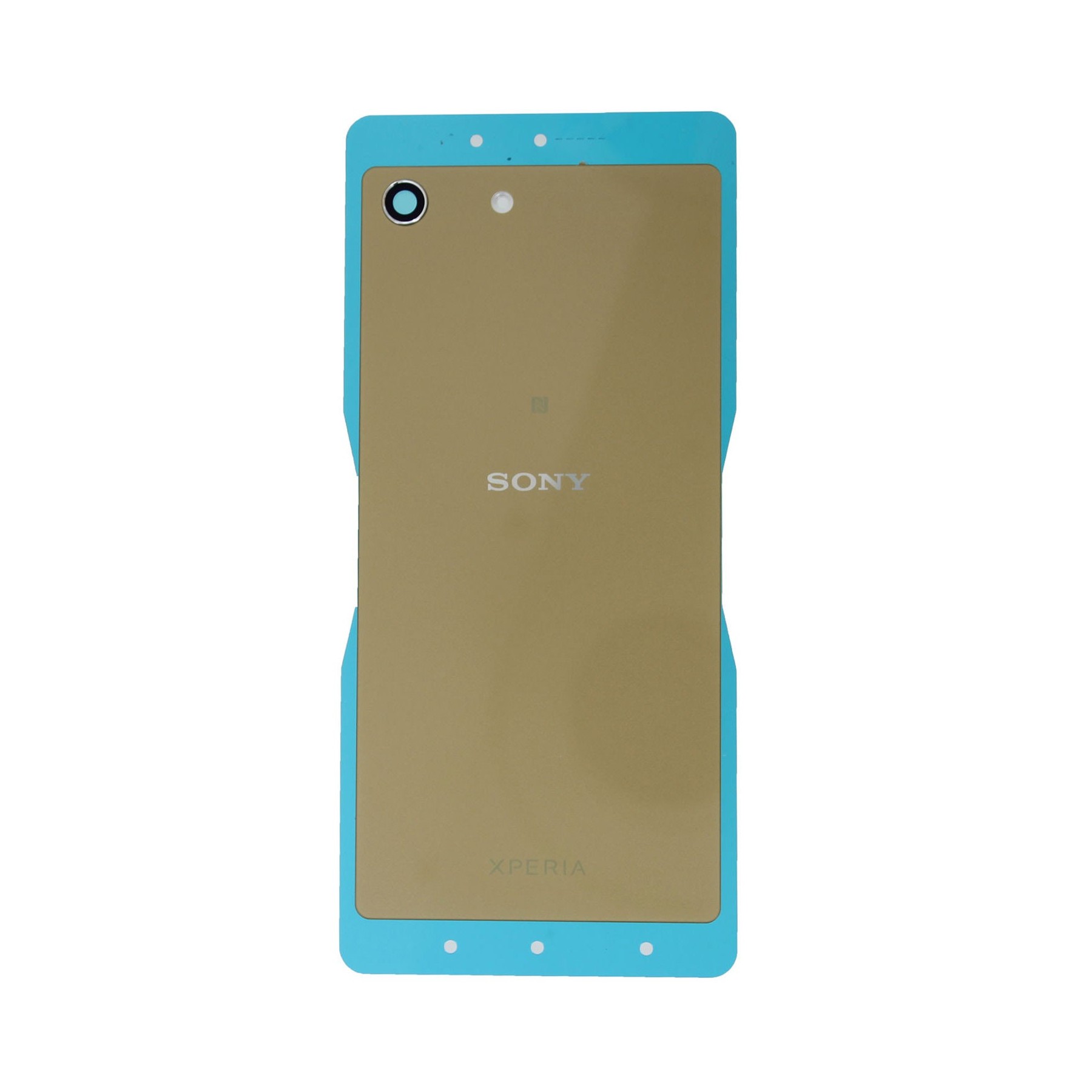 Tapa Trasera Compatible para Sony Xperia M5 Dorada Oro