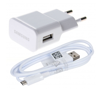 Samsung ETA-U90EWE Charger + Micro USB Cable - Color White Samsung - 1