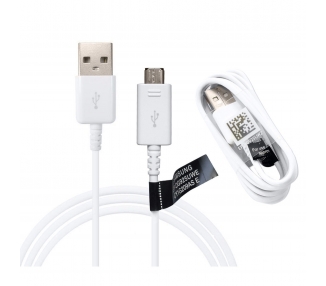 Samsung EP-TA20EWE Fast Charger + Micro USB Cable - Color White