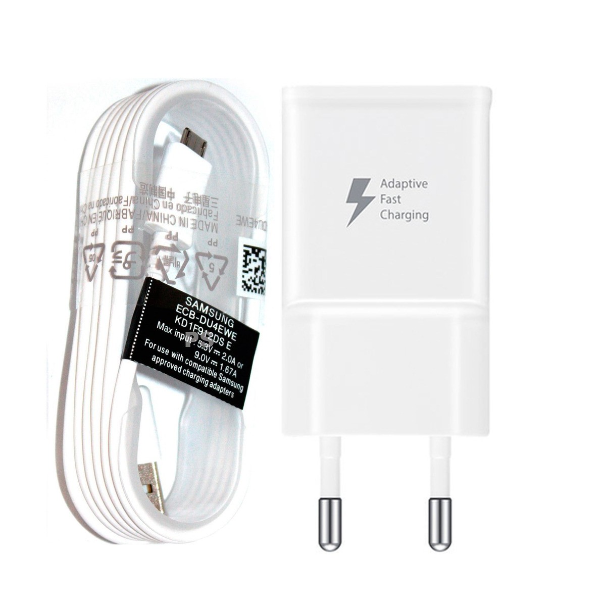 90 cm Cable de datos USB/Cargador Blanco Para Cámara Samsung Galaxy 2 EK-GC200 