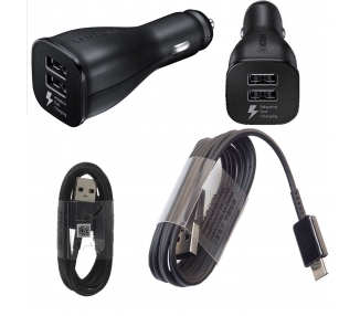 Samsung EP-LN920 Car Charger + Type C Cable - Color Black Samsung - 2